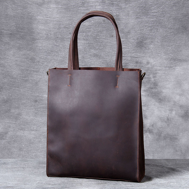Vintage genuine leather men ha - Luxury Bags For Laptop ulasan dan harga