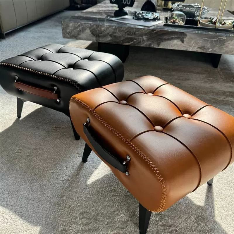 Small stool oil wax leather ho - Luxury Bags Entry ulasan dan harga