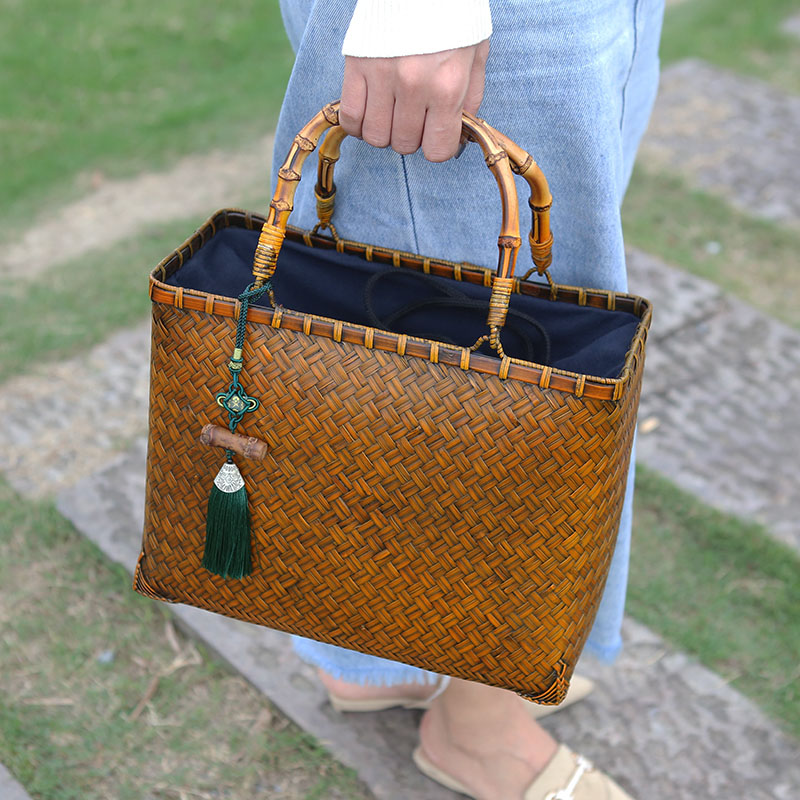 Vintage Handbag Women's Straw  - Luxury Bags England ulasan dan harga