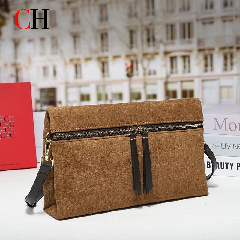 CH Monogram Embossed Suede Cro - Luxury Ziploc Bags ulasan dan harga