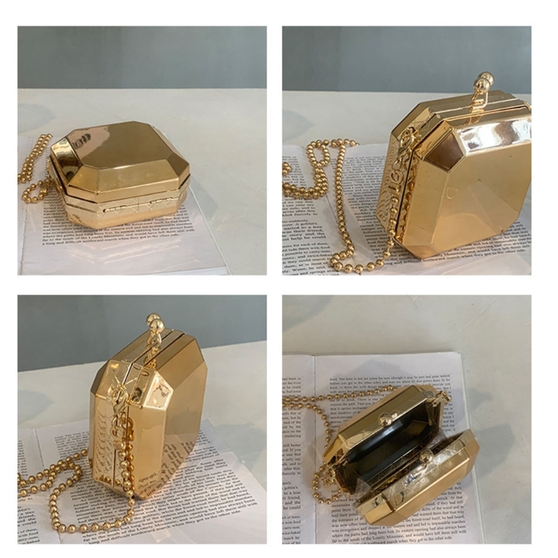 Mini Luxury Gold Party Evening - Luxury Bags For Women ulasan dan harga
