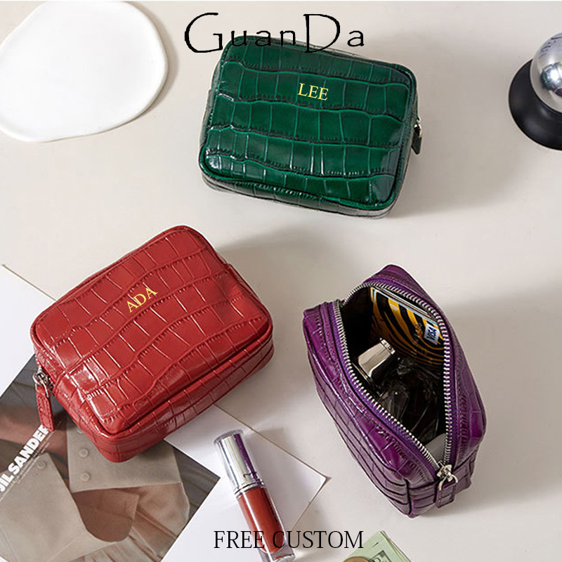 Luxury Genuine Leather Zip Coi - Luxury Ziploc Bags ulasan dan harga