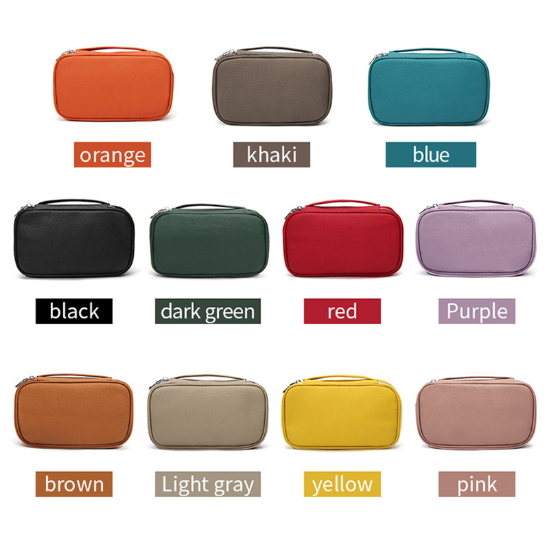 Cowhide Travel Large Capacity  - Luxury Ziploc Bags ulasan dan harga