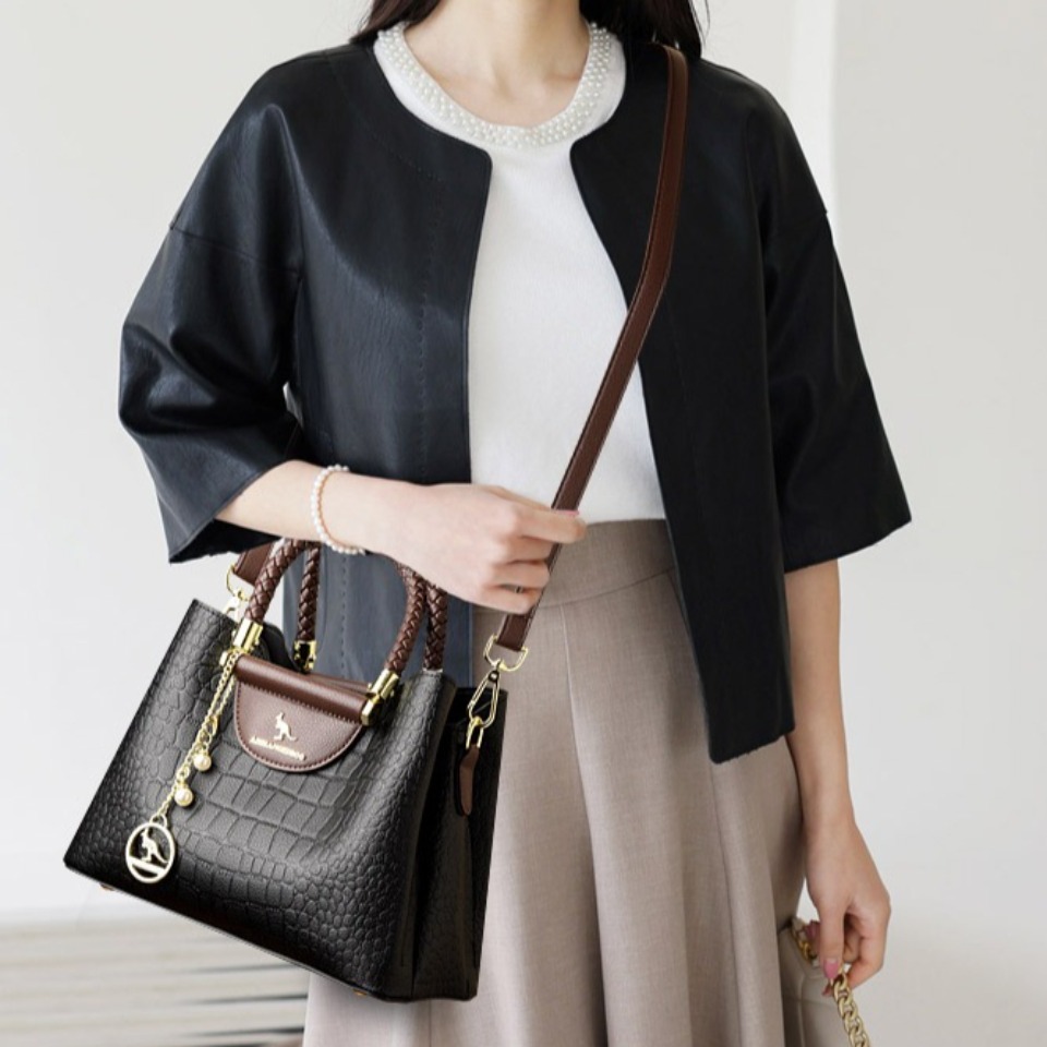 Woven Handle Genuine Brand Hig - Luxury Bags Shopping ulasan dan harga