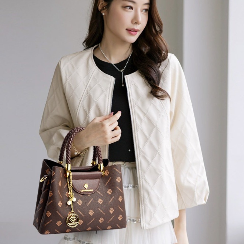 Woven Handle Genuine Brand Hig - Luxury Bags Shopping ulasan dan harga