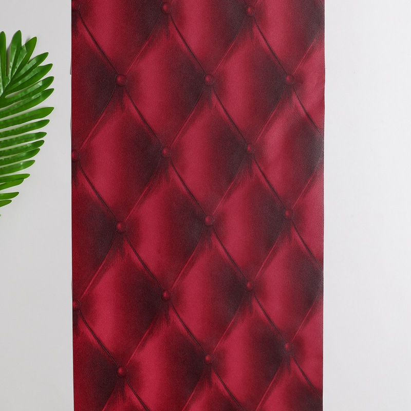 Wine Red 3D Lattice Imitation  - Luxury Bags Europe ulasan dan harga