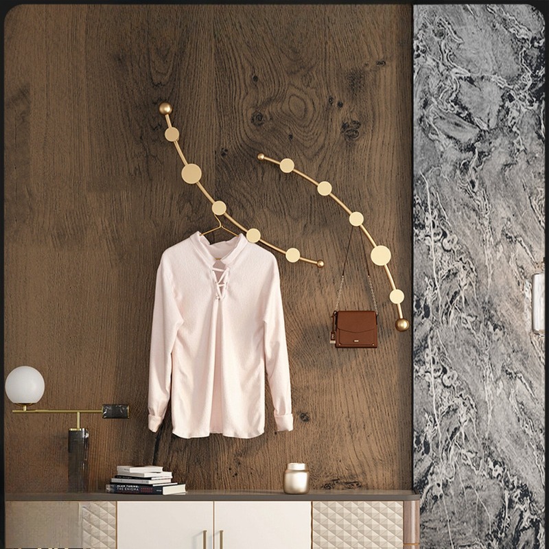 Light Luxury Wall Mounted Coat - Luxury Bags Entry ulasan dan harga