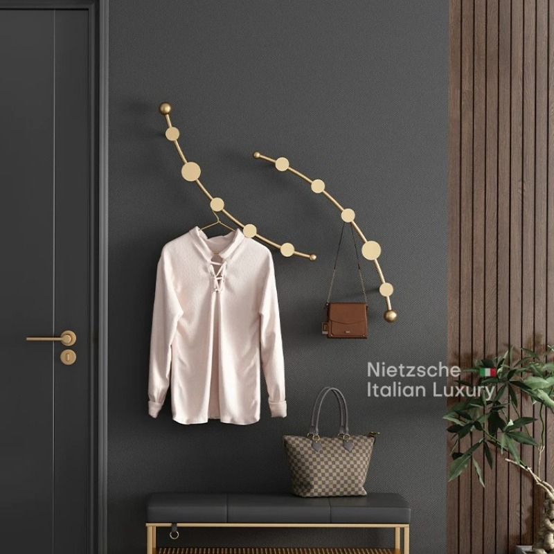 Light Luxury Wall Mounted Coat - Luxury Bags Entry ulasan dan harga