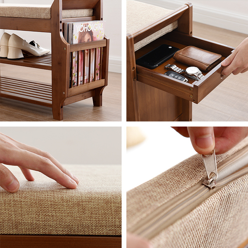 Retro style bamboo shoe cabine - Luxury Bags Levels ulasan dan harga