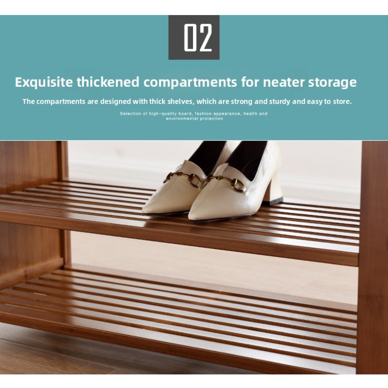 Retro style bamboo shoe cabine - Luxury Bags Levels ulasan dan harga