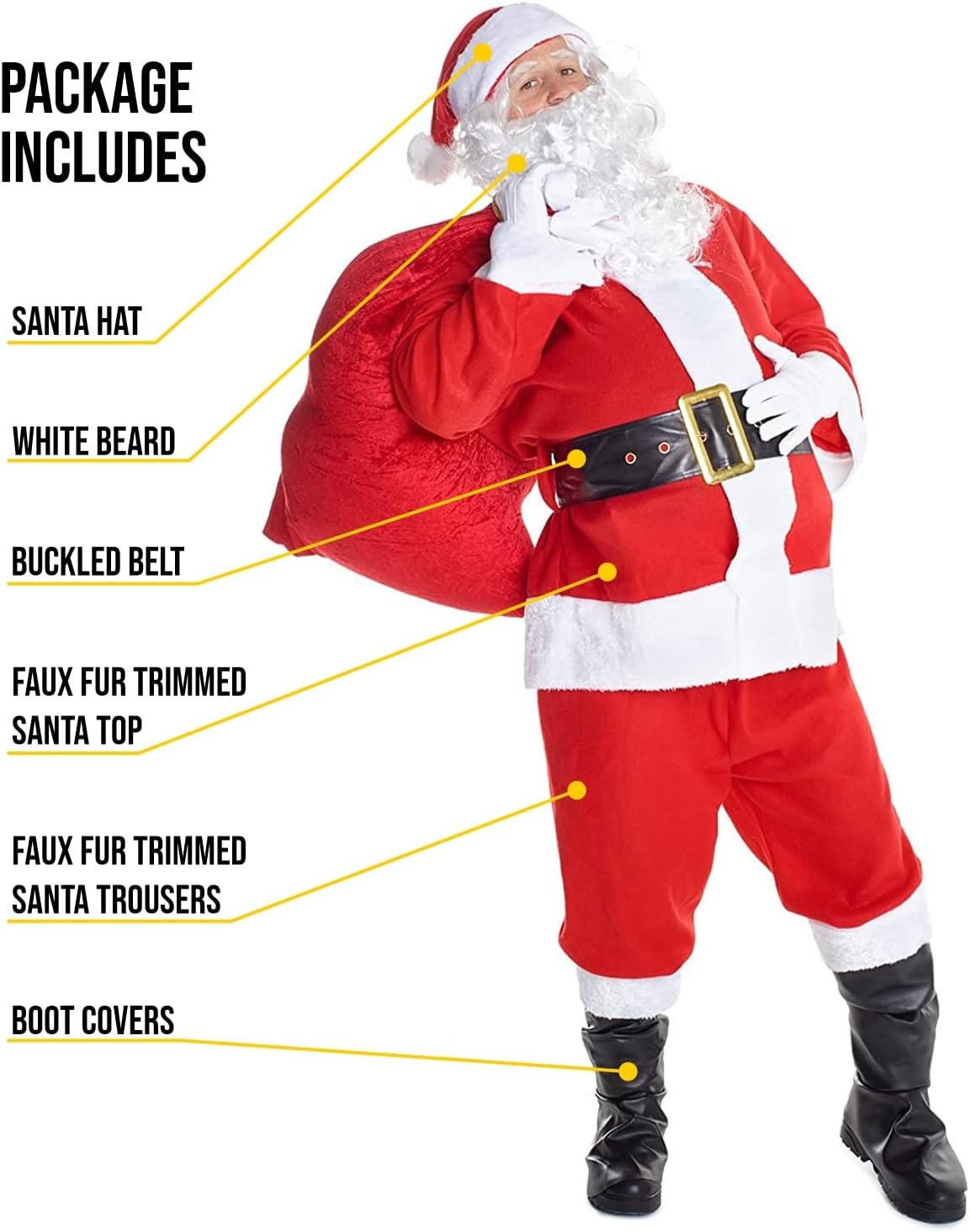 Christmas Santa Claus Costume  - Luxury Bags Europe ulasan dan harga