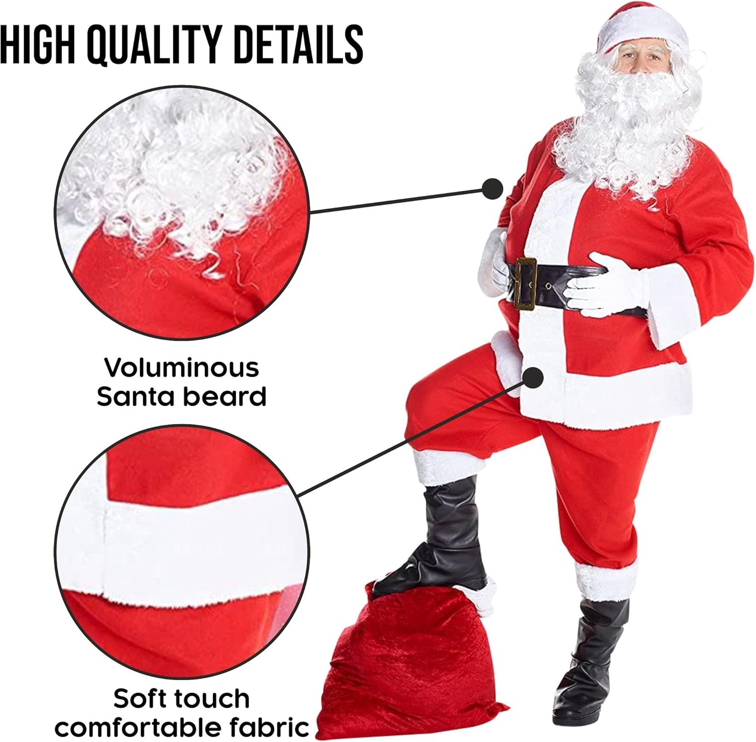 Christmas Santa Claus Costume  - Luxury Bags Europe ulasan dan harga