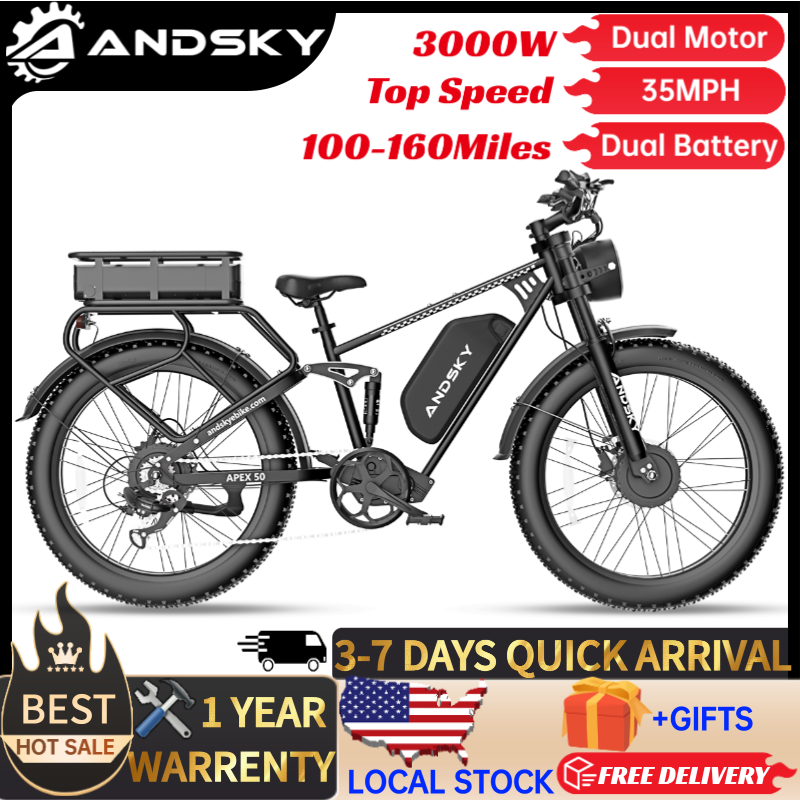 ANDSKY Apex50 AWD Electric Bik - Luxury Bags Levels ulasan dan harga