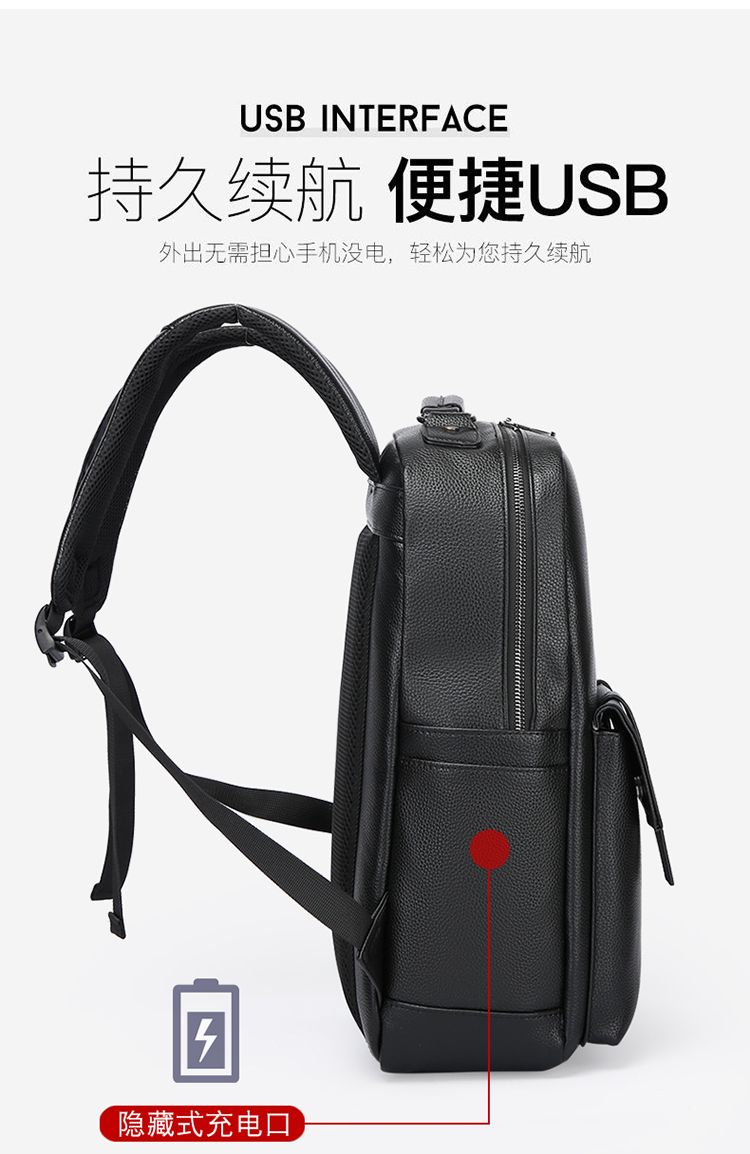 Men's luxury leather backpack  - Luxury Bags For Laptop ulasan dan harga